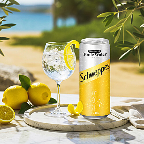 Schweppes Zero Sugar Tonic Water, 300 ml Contains Quinine