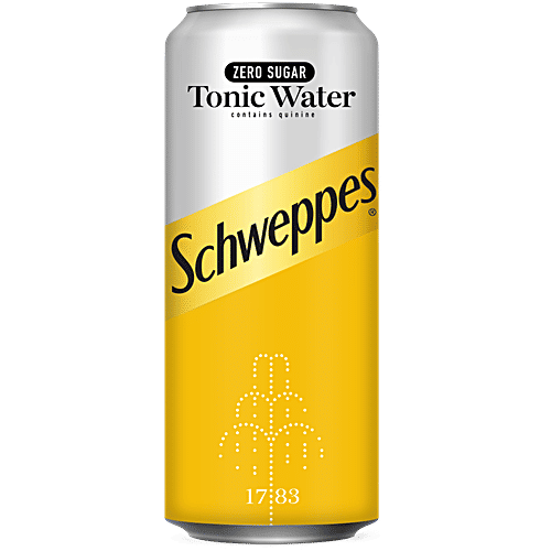 Schweppes Zero Sugar Tonic Water, 300 ml Contains Quinine