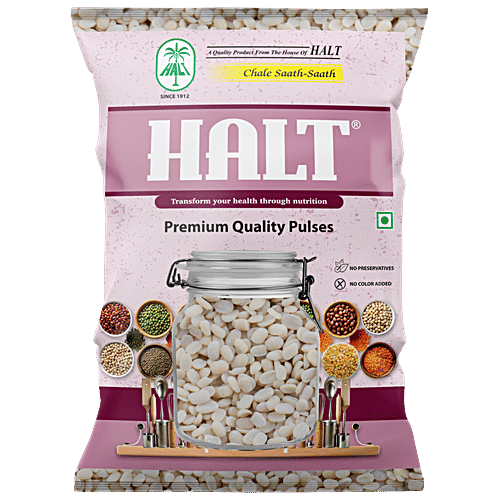 Halt Urad Dal Split, 500 g Pouch 
