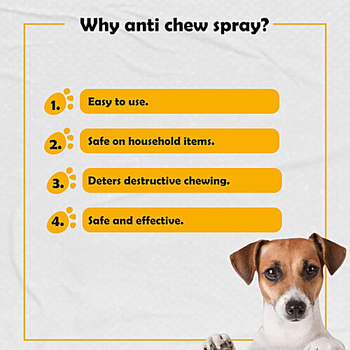 Nootie Anti Chew Spray, 250 ml Stop Biting & Chewing for Dogs & Puppies