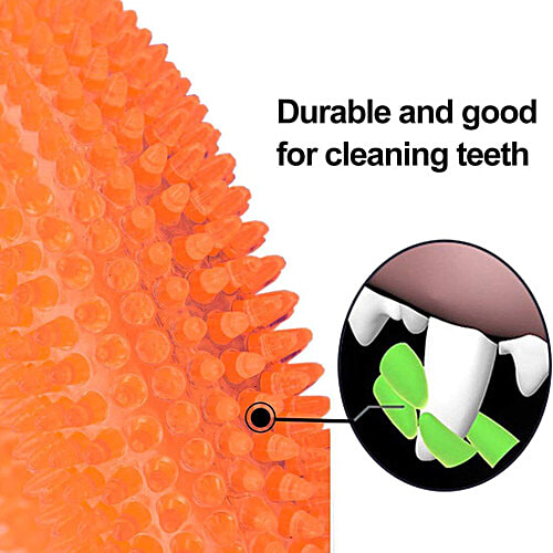 Nootie Spiky Ring Teething Toy For Dogs - Assorted Colour, 1 pc Chew-Resistant Rubber Toy for Healthy Gums & Teeth, Interactive & Durable Dog Chew Toy