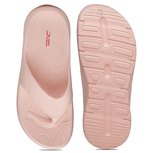 Asian Footwear Indigo-01 Women's Flip Flops - Baby Pink, 1 Pair (UK/IND - 7) Style & Comfort, Lightweight