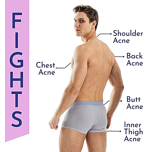 Mannlich 2% Salicylic Acid Acne Free Body Wash - SLS Free, 300 ml Exfoliating, pH Balanced, Dermatologically Tested, 2% Salicylic Acid