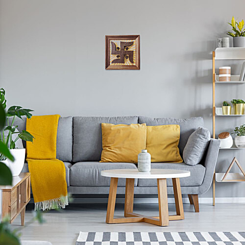 Mangal Bhavan Handcrafted Cow Dung Swastik Wall Hanging Frame, 1 pc  