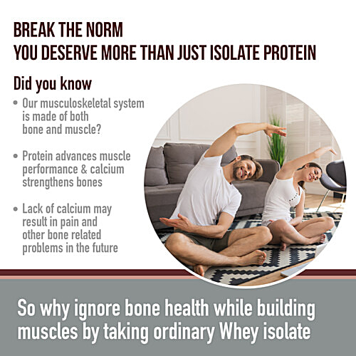 Bon Iso Whey Irish Chocolate Whey Protein Isolate, 1 kg  Muscle Strength, Bone Health, Essential Vitamins & Minerals|, No Added Sugar, Easy Digestion