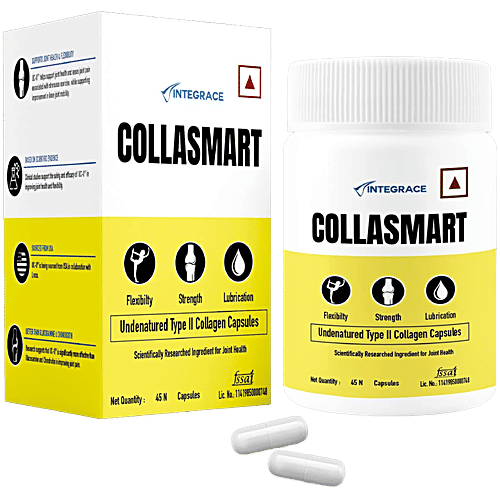 Collasmart Collagen Capsules, 45 pcs  Flexibility, Strength, Repairing Cartilage, Improves Joint Mobility