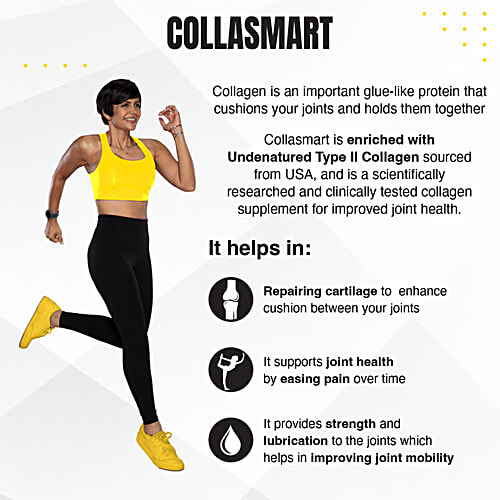 Collasmart Collagen Capsules, 45 pcs  Flexibility, Strength, Repairing Cartilage, Improves Joint Mobility