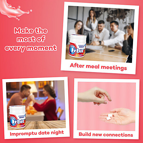 Orbit Mixed Fruit Flavour Chewing Gum, 59.4 g