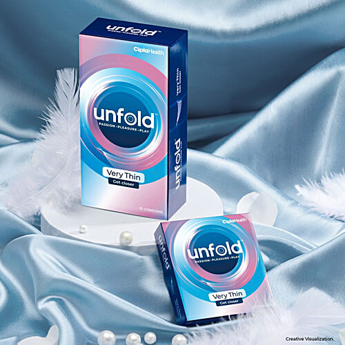 Unfold Very Thin Condoms, 3 pcs