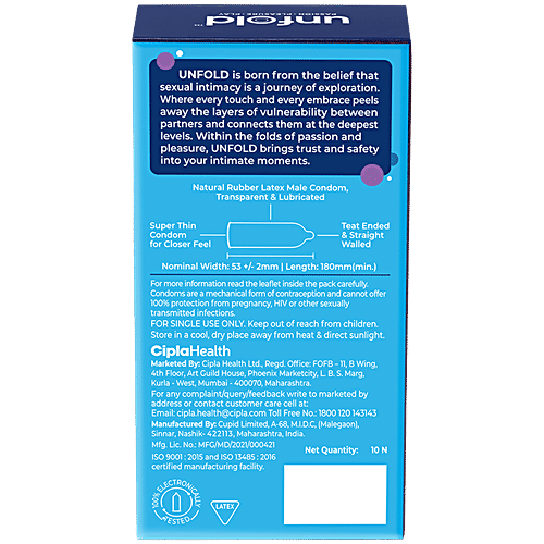 Unfold Very Thin Condoms, 10 pcs