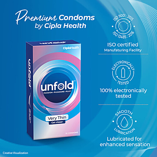 Unfold Very Thin Condoms, 10 pcs