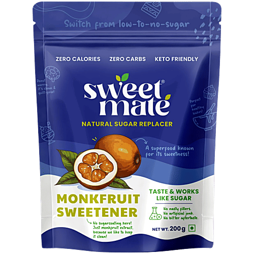 Sweetmate Monk Fruit Sweetener, 200 g