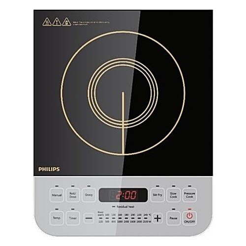Philips Philips Hd4928 1 Burner Induction Cooktop (Black/Golden), 1 Unit  