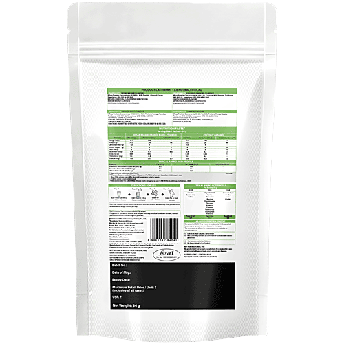 XLR8 Coconut Caramel Flavour Whey Protein Powder, 34 g  High Quality Protein Source, Muscle Strength, Muscle Recovery, Weight Management