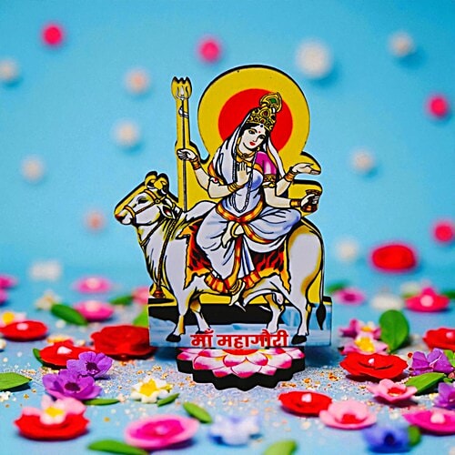 House of Festivals MDF 9 Swaroop Of Mata Set Cutout, 9 pcs