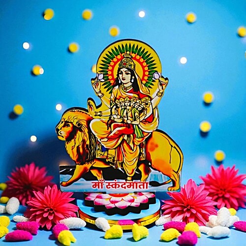 House of Festivals MDF 9 Swaroop Of Mata Set Cutout, 9 pcs