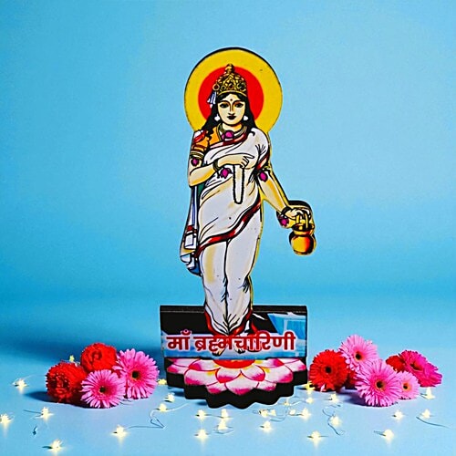 House of Festivals MDF 9 Swaroop Of Mata Set Cutout, 9 pcs