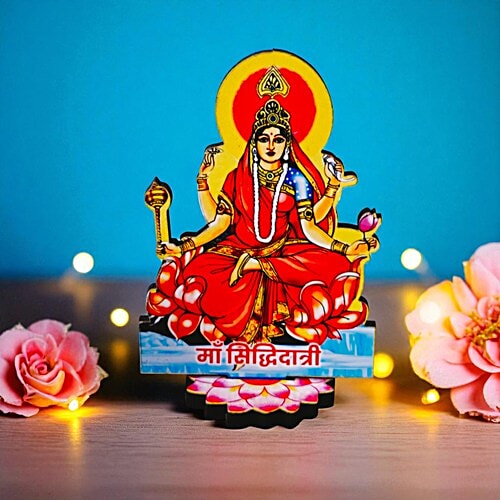 House of Festivals MDF 9 Swaroop Of Mata Set Cutout, 9 pcs