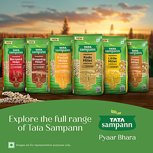 Tata Sampann Unpolished Kodo Millet/Kodo/Varagu, 500 g 2x More Fibre Than Rice, Naturally Gluten Free