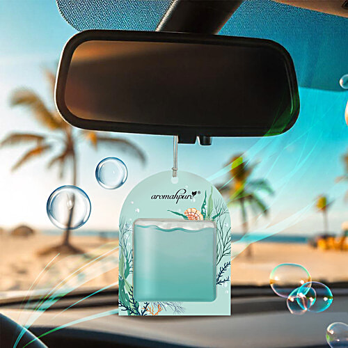 Aromahpure Gel Wink Ocean Mist Hanging Car Perfume, 7.5 ml