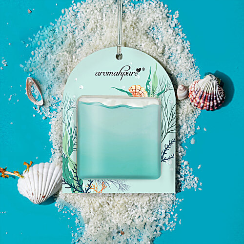 Aromahpure Gel Wink Ocean Mist Hanging Car Perfume, 7.5 ml