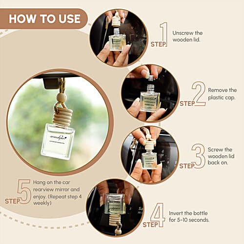 Aromahpure Musk Classic Hanging Pod Car Perfume, 10 ml