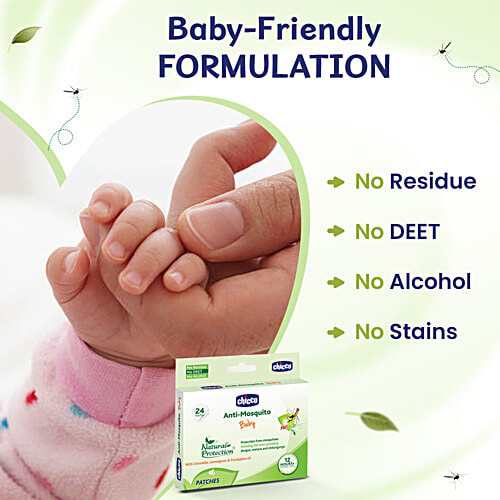 Chicco Anti-Mosquito Baby Patches, 24 pcs  