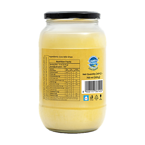 Country Delight Desi Danedar Ghee, 700 ml Jar