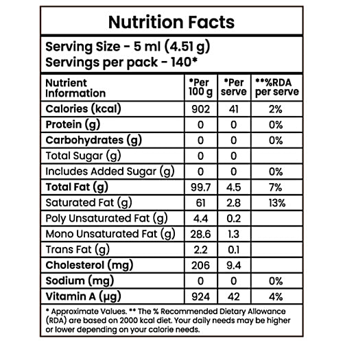 Country Delight Desi Danedar Ghee, 700 ml Jar