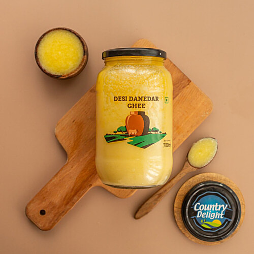 Country Delight Desi Danedar Ghee, 700 ml Jar