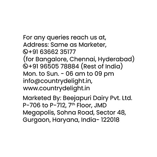 Country Delight Desi Danedar Ghee, 700 ml Jar