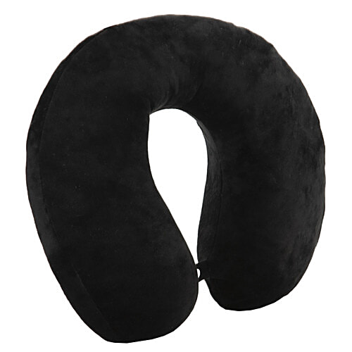 Marque U-Neck Travel Pillow - 40 x 40 cm, Black, 1 pc