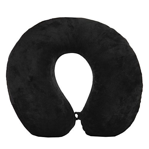 Marque U-Neck Travel Pillow - 40 x 40 cm, Black, 1 pc