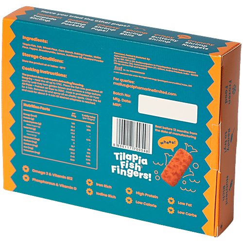 Shrimpop Tilapia Fish Fingers, 200 g