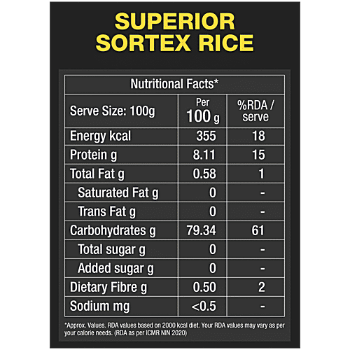 Parry's Bullet Kolam Raw Rice, 5 kg Source Of Protein, High Quality Grains, Free Of Impurities