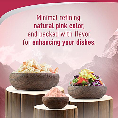 Annapurna Food Pink Rock Salt, Sendha Namak, 1 kg  Distinct Flavour, With Naturally Occurring Minerals