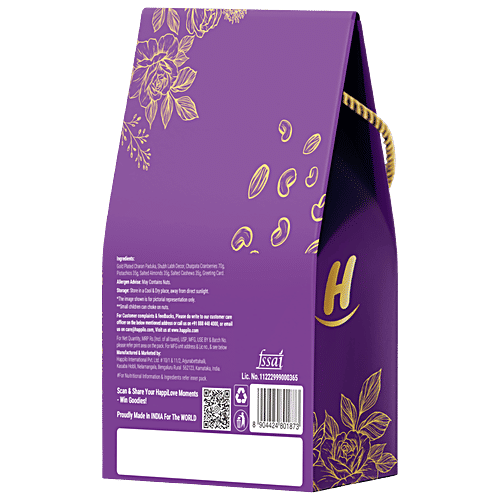 Happilo Shubh Labh Gift Pack | 7 Items | Premium Dry Fruits Hamper | Celebration Box, 175 g  
