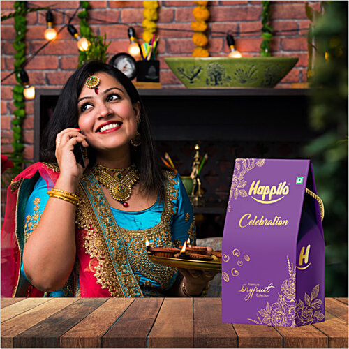 Happilo Shubh Labh Gift Pack | 7 Items | Premium Dry Fruits Hamper | Celebration Box, 175 g  