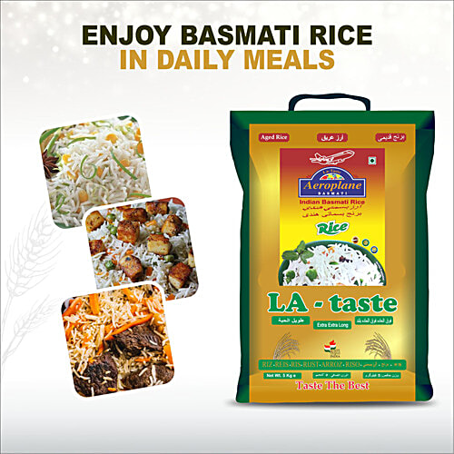 Aeroplane Indian Basmati Rice, 5 kg