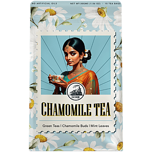 Dorje Chamomile Tea, 30 g (15 Bags) No Artificial Oils