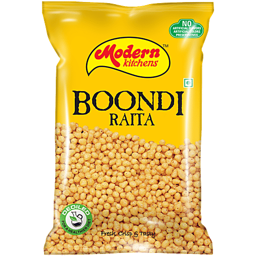 Modern Kitchens Raita Boondi, 200 g No Artificial Flavours & Colours, No Preservatives