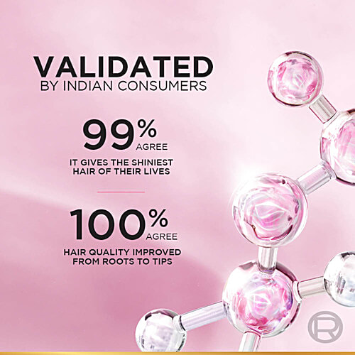 Loreal Paris Glycolic Gloss Extension Serum, 80 ml 3% Glycolic Acid Complex, 72H Gloss & Protection Against Aggressors