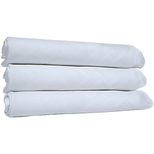 Navkar Cotton Handkerchiefs, 3 pcs Handkerchiefs For Men