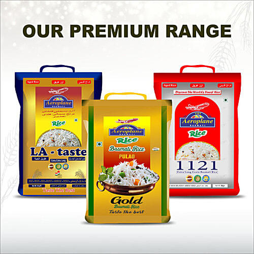 Aeroplane Gold Basmati Rice, 5 kg