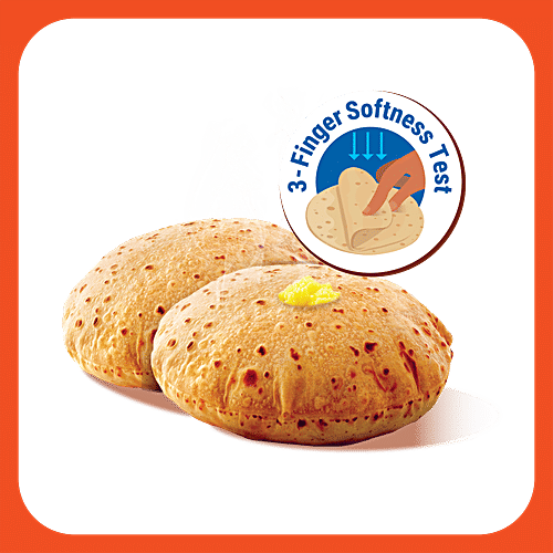 Emami Healthy & Tasty Amrita Fresh Chakki Atta, 5 kg No Maida, Goodness Of Protein/Fibre/Vitamins