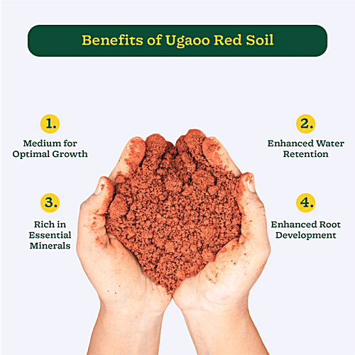 Ugaoo Garden Red Soil, 1 kg (Pack of 2)