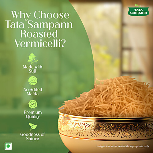 Tata Sampann Roasted Vermicelli, 850 g No Added Maida, Protein Rich, Source Of Dietary Fibre