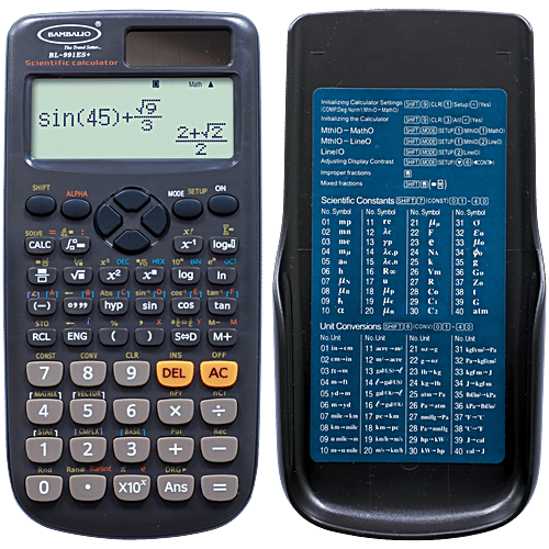Bambalio BL-991ES+ Scientific Calculator - 417 Functions, Black, 1 pc  
