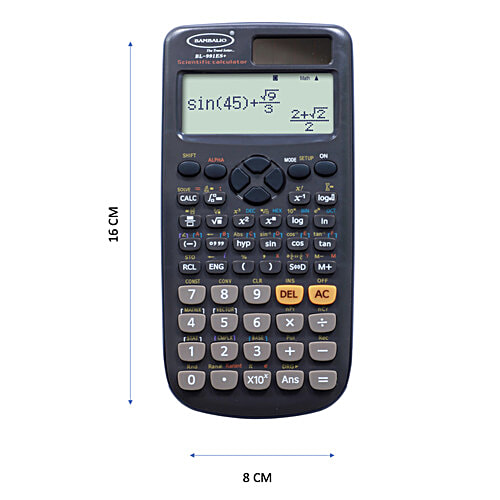 Bambalio BL-991ES+ Scientific Calculator - 417 Functions, Black, 1 pc  