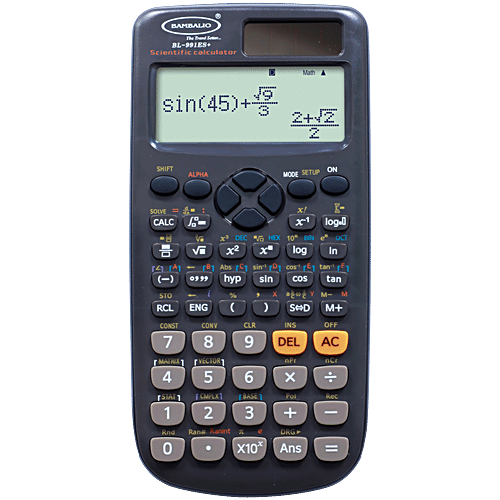 Bambalio BL-991ES+ Scientific Calculator - 417 Functions, Black, 1 pc  